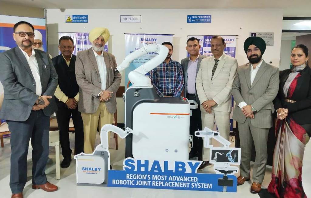 Shelby Hospital launches robotic joint replacement system